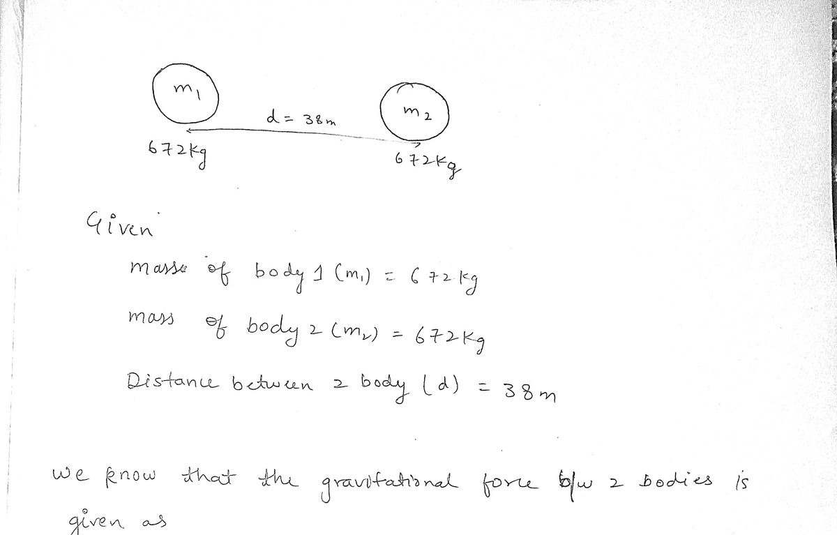 Physics homework question answer, step 1, image 1